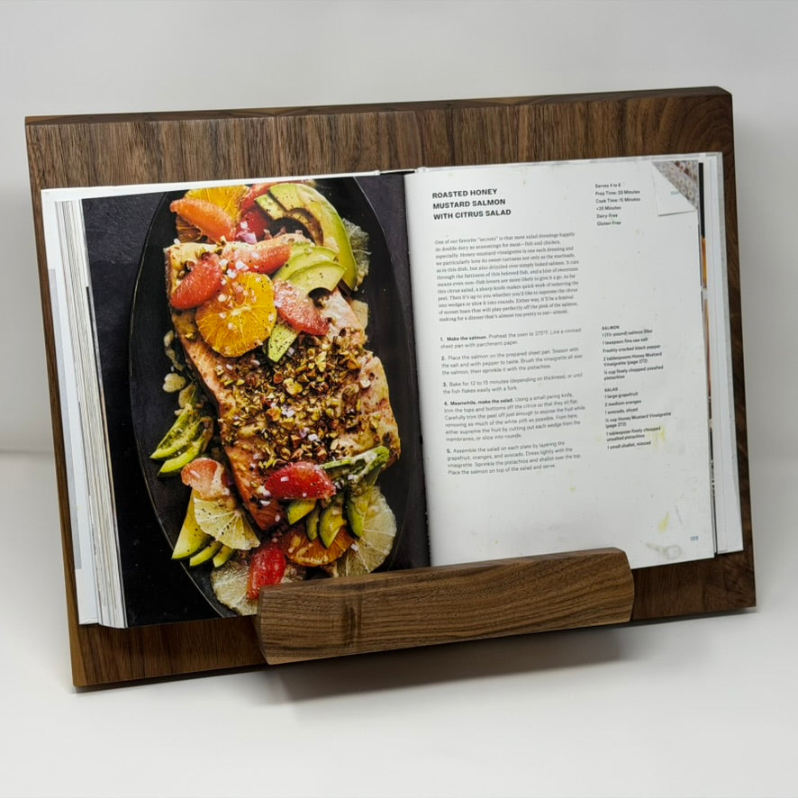 Hardwood Cookbook Stand
